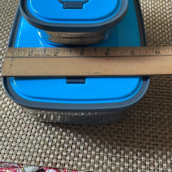 MONKA BENTO LUNCH BOX FOOD CONTAINER STORAGE SET of 2 - Picture 4 of 13